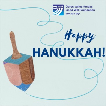 Good Will Foundation wishes you happy, bright and warm Hannukah!
