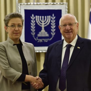 Israel President Welcomed New Ambassador to Israel – Lina Antanavičienė