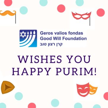 Good Will Foundation Wishes You Happy Purim!