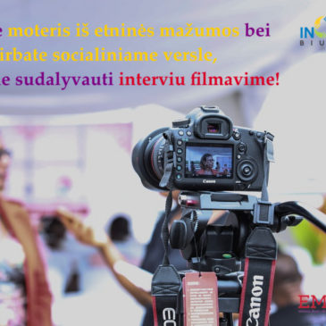Innovation bureau is looking for women for interview filming