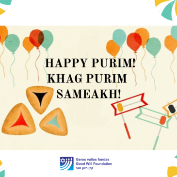 Good Will Foundation Wishes You Happy Purim!