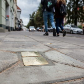 Stumbling stones (Stolpersteine) to be unveiled for Jewish artists in Vilnius