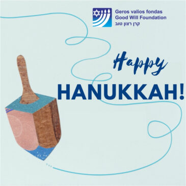 Good Will Foundation wishes you a happy, bright and warm Hanukkah!