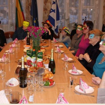 Panevėžys Jewish community celebrated Purim and International Women’s Day