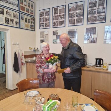 Congratulations to Bronislava Lisiute on the occasion of her 80th birthday