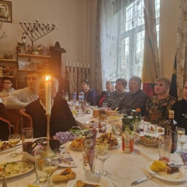 Purim celebration in the Jewish community of Panevėžys
