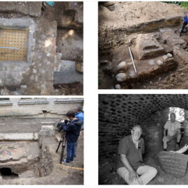 Guided tours at the archaeological site of the Vilna Great Synagogue