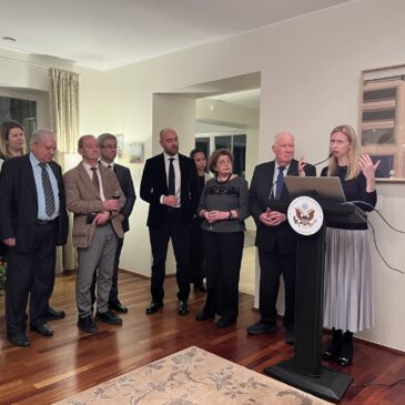 Project of new Lithuanian Jewish Community Center presented at the U.S. Embassy in Vilnius