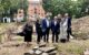 Visiting archaeological excavations at the site of the former Vilnius Great Synagogue