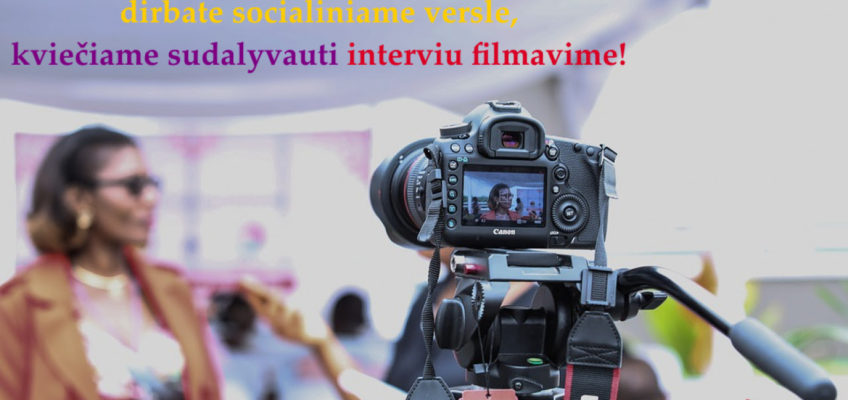 Inovacijų biuras ieško moterų interviu filmavimams