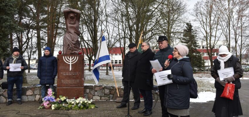 Tarptautinės Holokausto aukų dienos minėjimas Panevėžyje